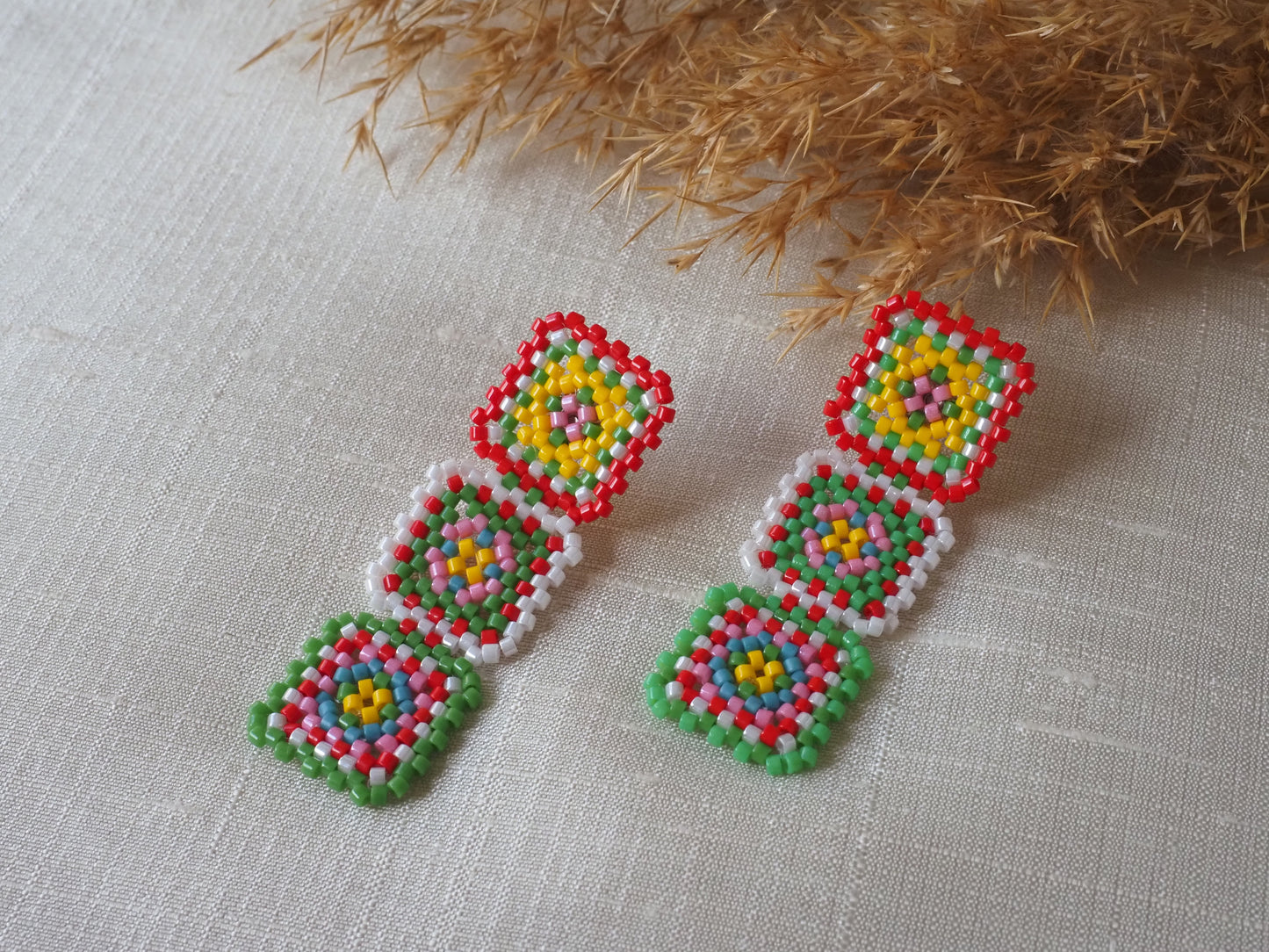 Pendientes Mosaico II