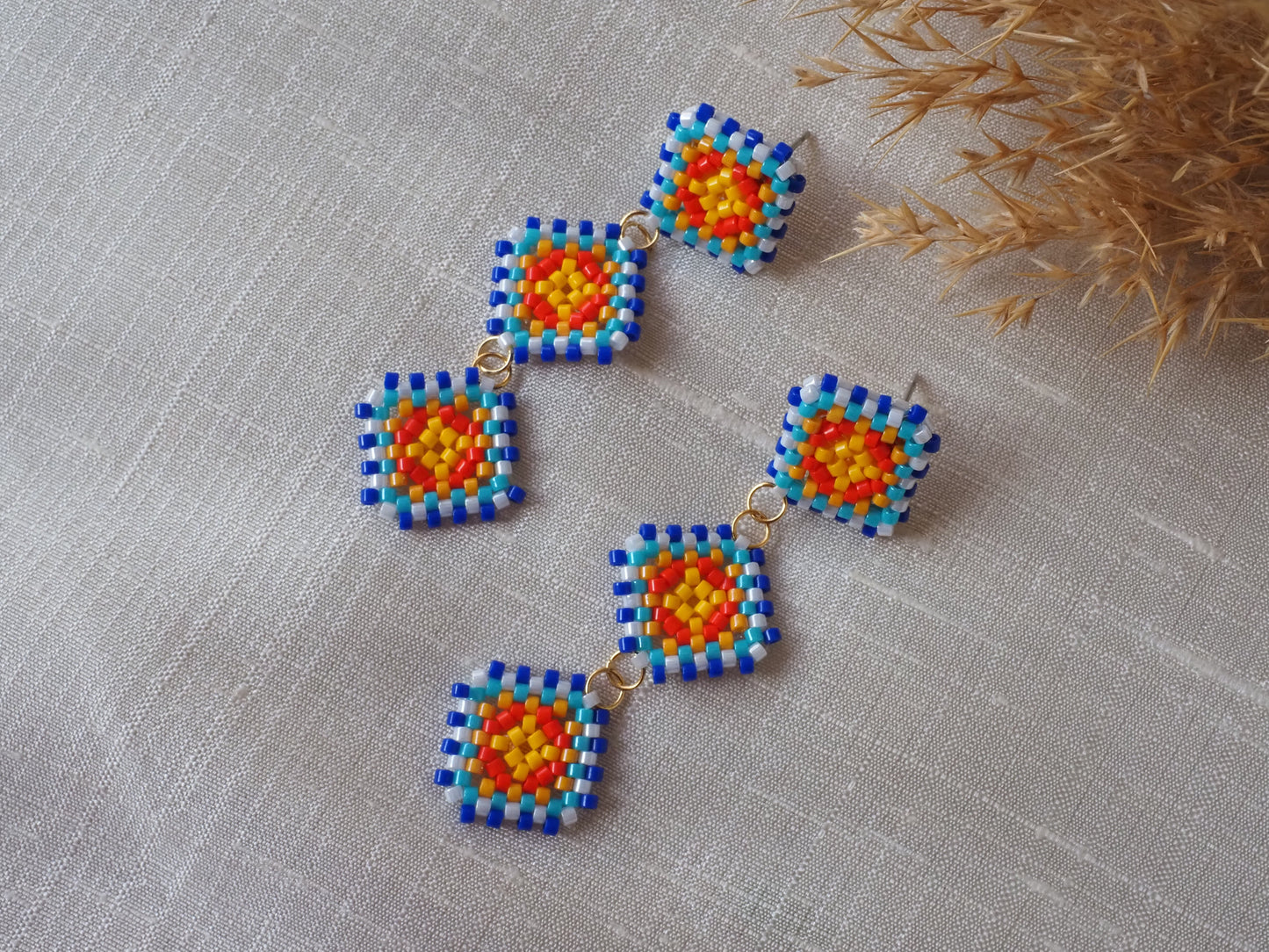 Pendientes Mosaico III